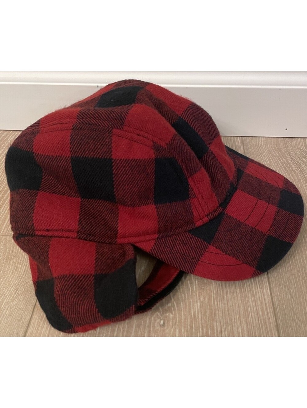 Men’s Red Wing Broner Plaid Trapper Hat Size Large